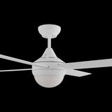 Calibo Kestrel 48" (1220mm) Indoor/Outdoor DC Ceiling Fan with 2x E27 Light & Remote | White