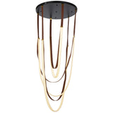 Telbix Mio 128W LED Pendant Light | Black