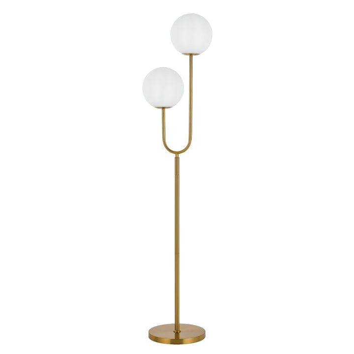 Telbix Eterna 2 Light Floor Lamp (E27) | Antique Gold
