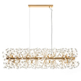 Telbix Lerida 12 Light Rectangular Pendant | Gold