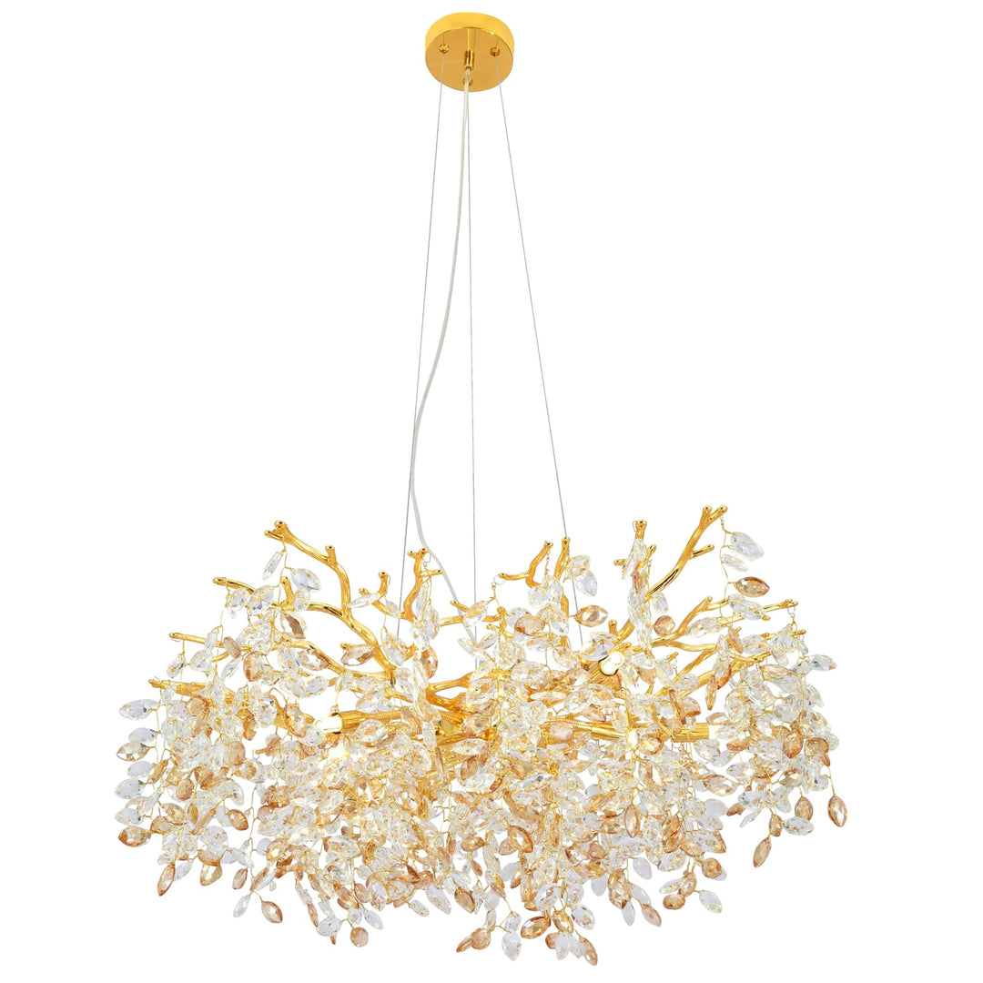 Telbix Molena 10 Light Pendant | Gold