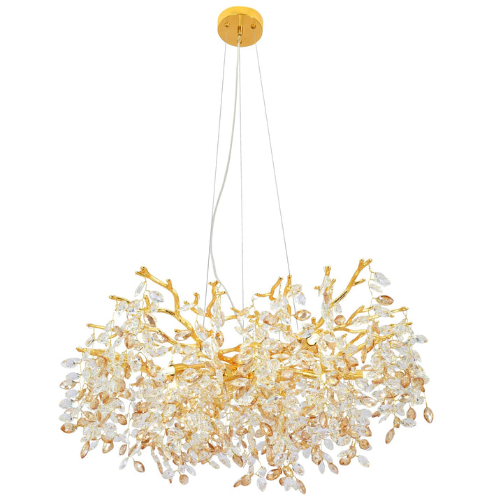 Telbix Molena 10 Light Pendant | Gold