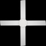 Calibo Breeze Silent 48" (1220mm) ABS AC Ceiling Fan with 24W CCT LED Light | White