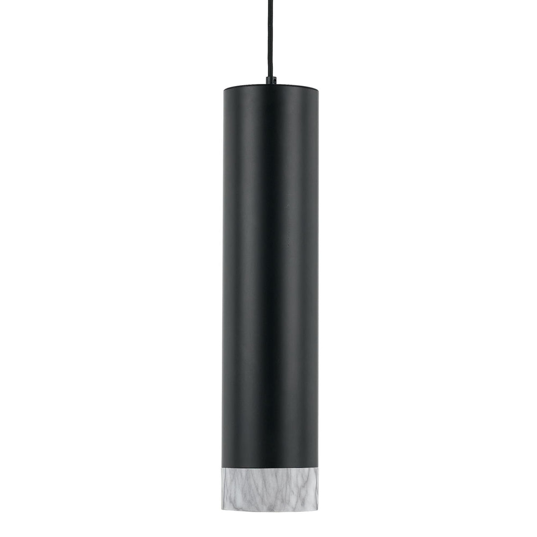 Telbix Dakota Warm White 5W 3000K LED Dimmable Pendant Light | Black / Marble