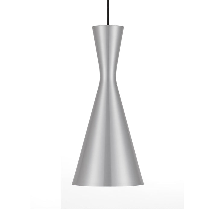 Telbix Flero Brushed Aluminium Pendant Light (E27) | Small