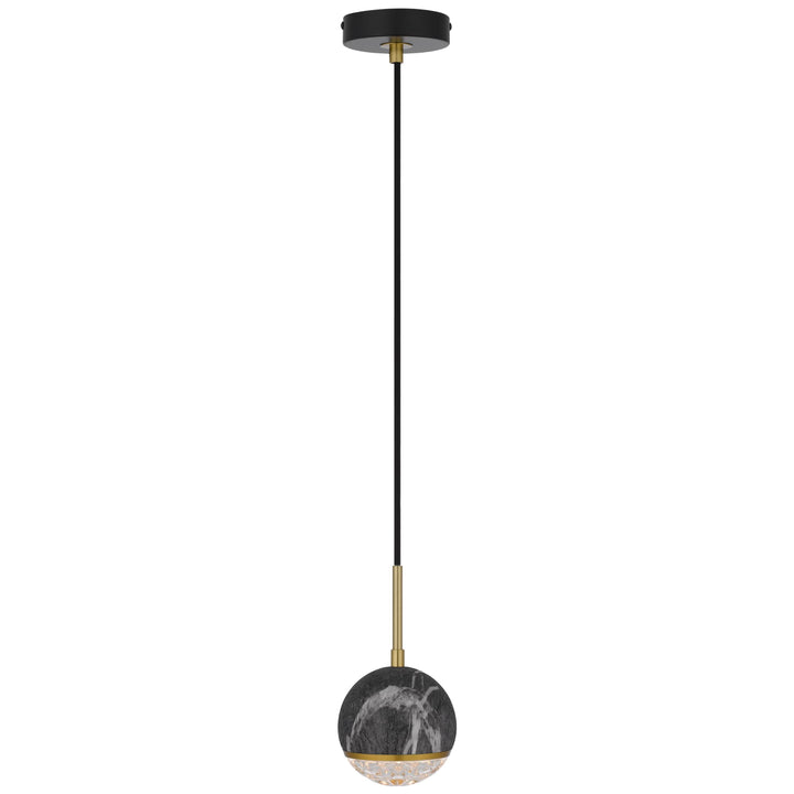 Telbix Oneta 1 Light Pendant | Black