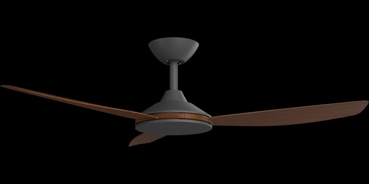 Calibo Condor 48" DC Smart Ceiling Fan with Remote Control | Black and Koa