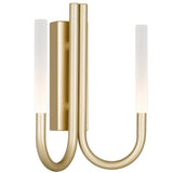 Telbix Joshua 6W LED Wall Light | Gold