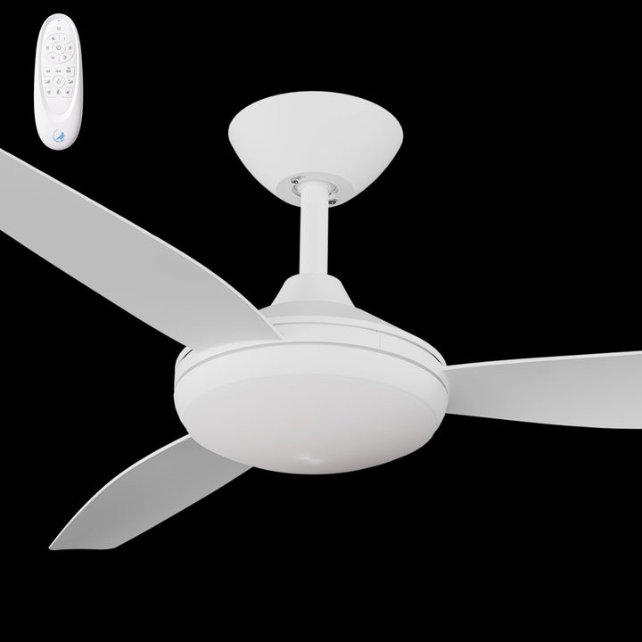 Calibo Condor 48" DC Smart Ceiling Fan with LED Light and Remote Control | White