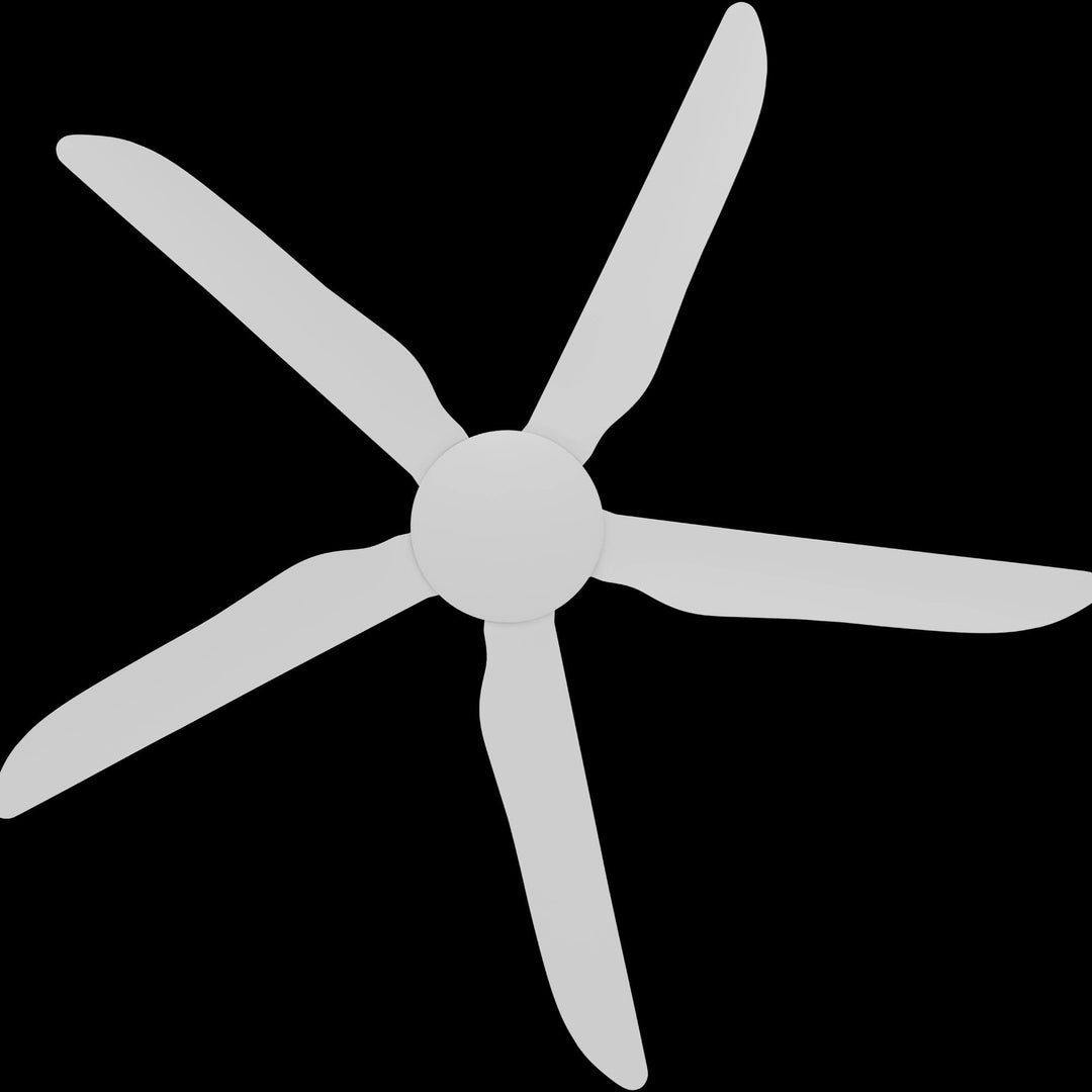Calibo Storm 56" (1430mm) 5 Blade Indoor/Outdoor DC Ceiling Fan and Remote | White
