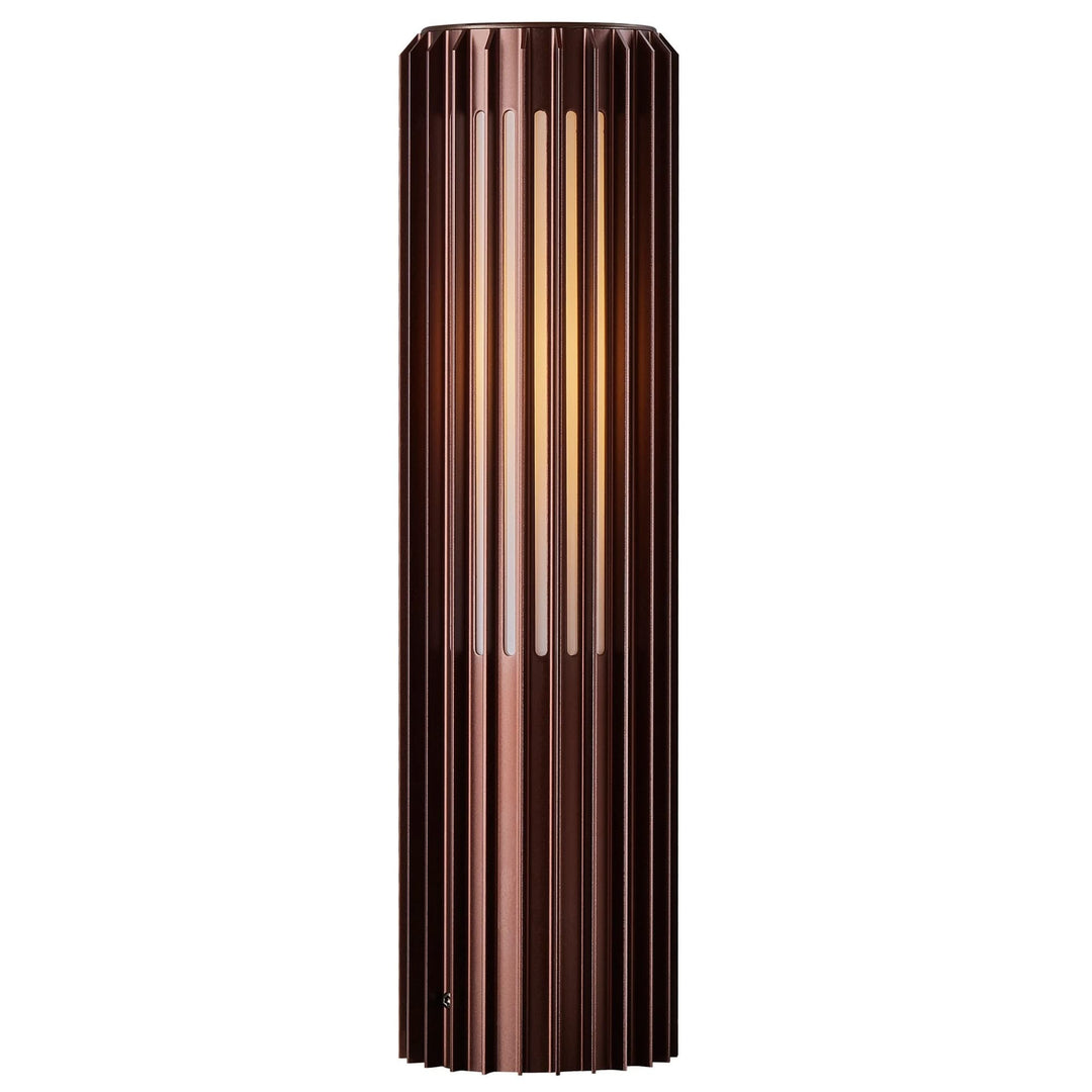 Nordlux Aludra 45 Garden Post Light | Seaside Brown Metallic