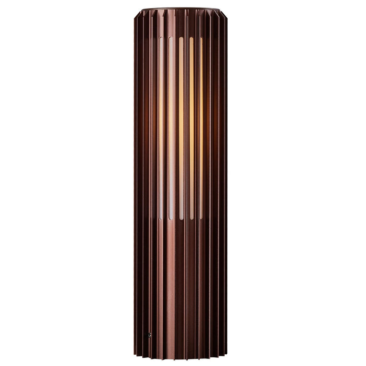 Nordlux Aludra 45 Garden Post Light | Seaside Brown Metallic