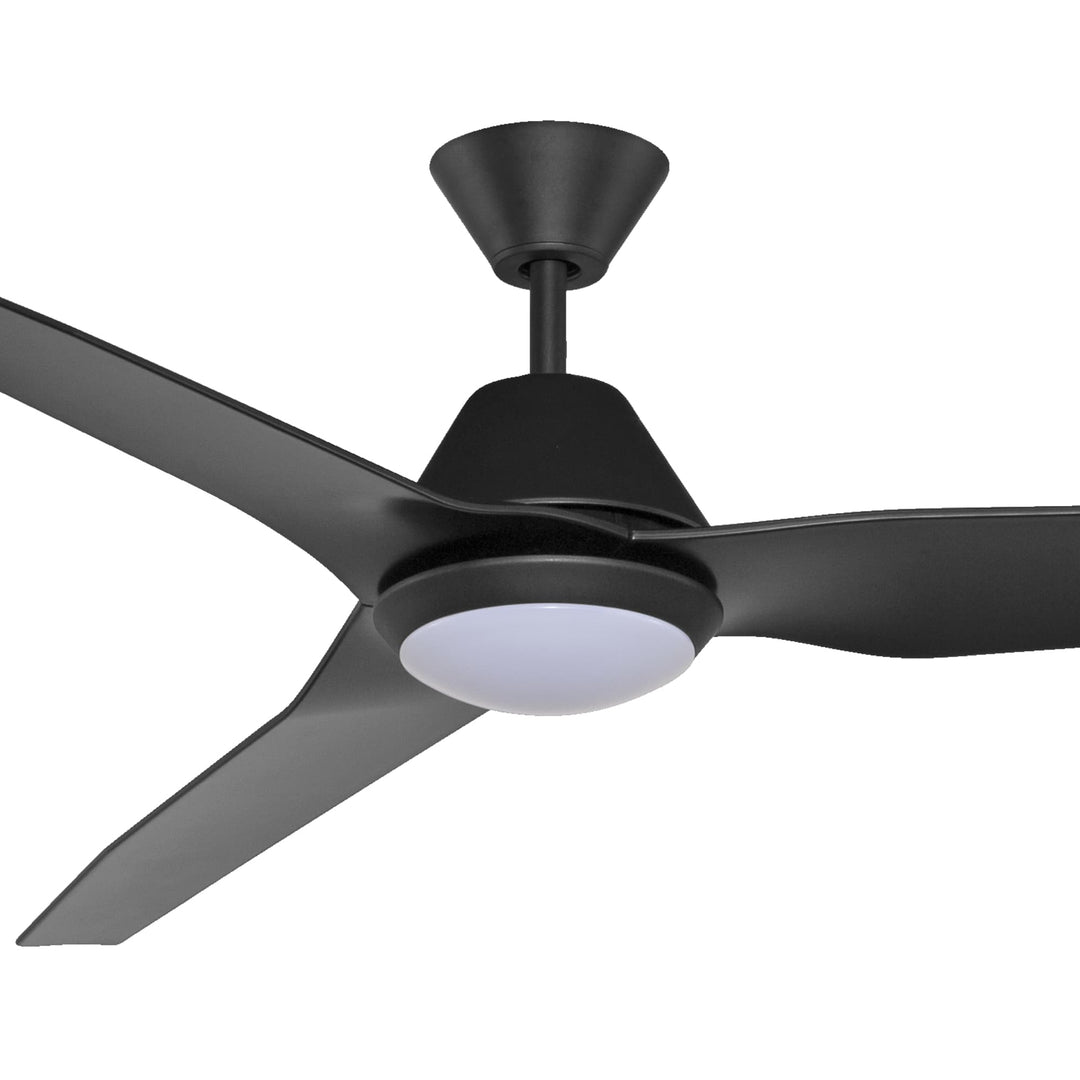 Fanco Smart Infinity-iD 64" (1620mm) DC Ceiling Fan With 18W Dimmable CCT LED Light & Remote | Black