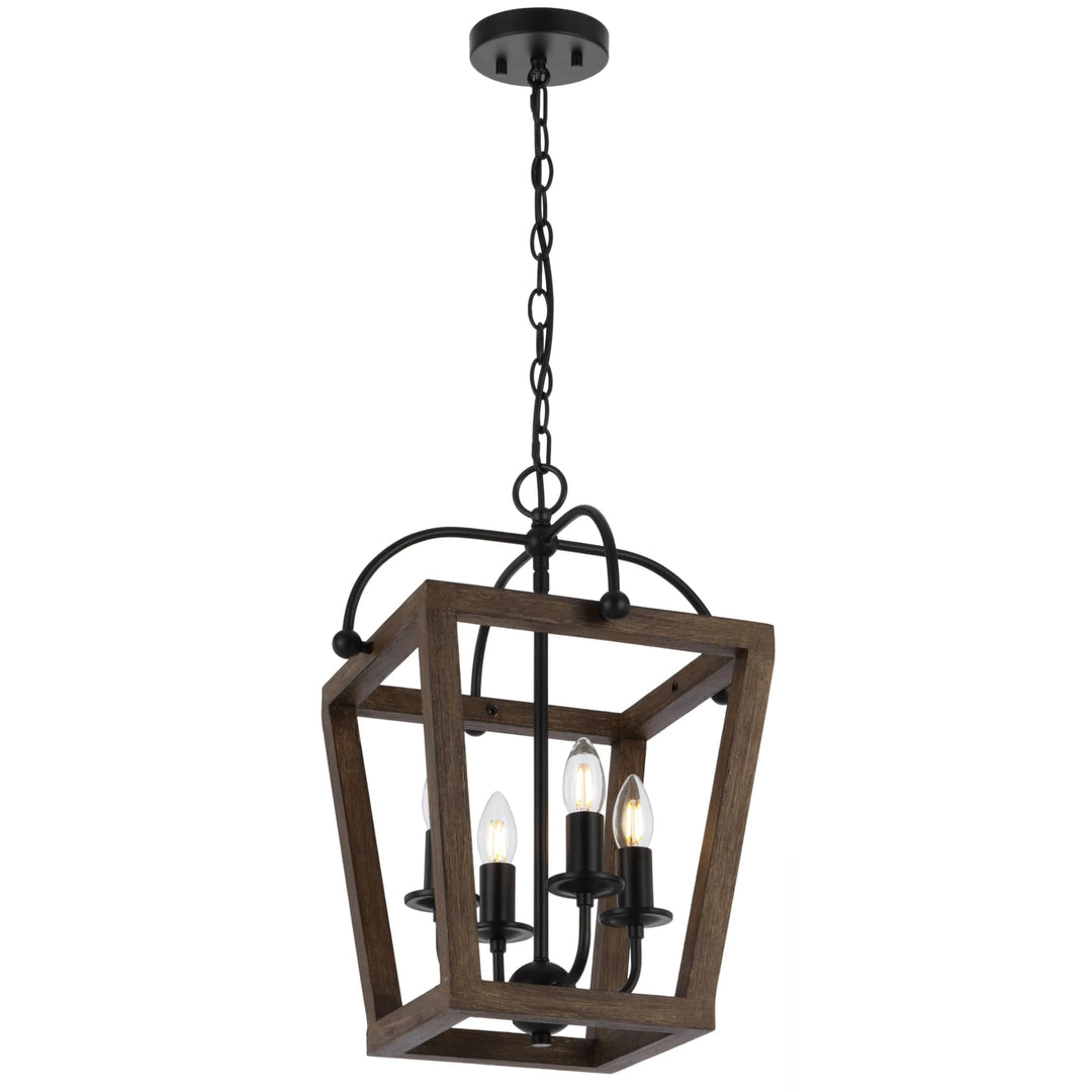 Telbix Black Lacota Pendant Light | 4 Light
