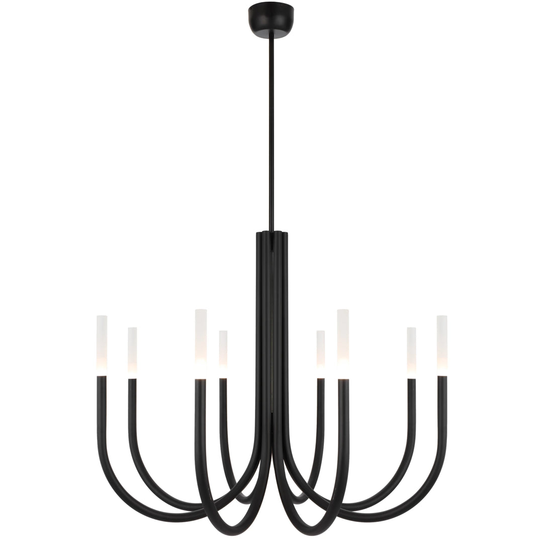 Telbix Joshua 8 Light Pendant Light | Black