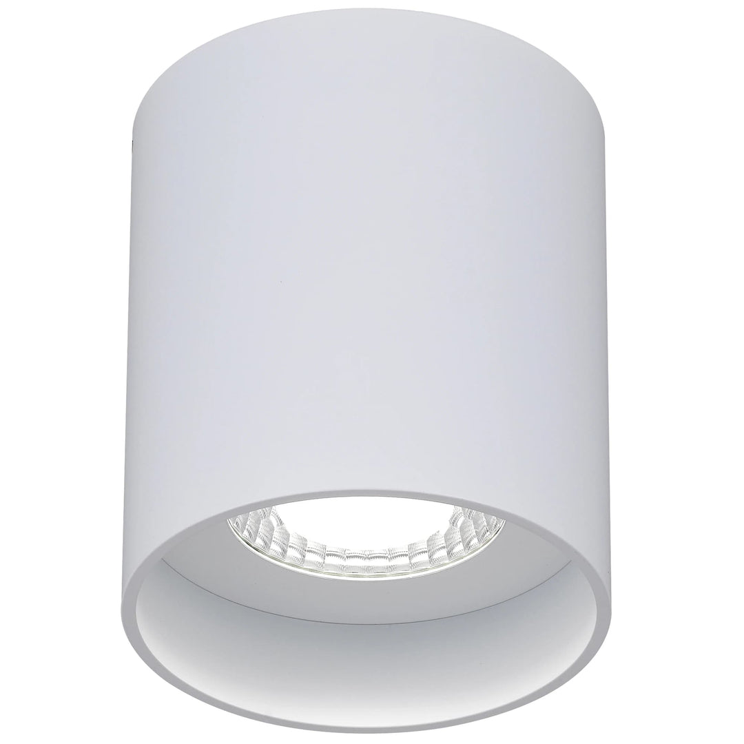 Telbix Keon White 10W Dimmable Surface Mounted LED Downlight | Cool White