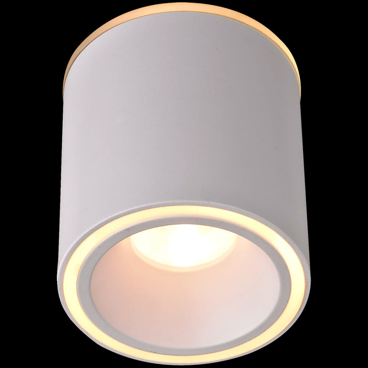 Calibo Glider 100mm Round LED Surface Mounted Downlight | White