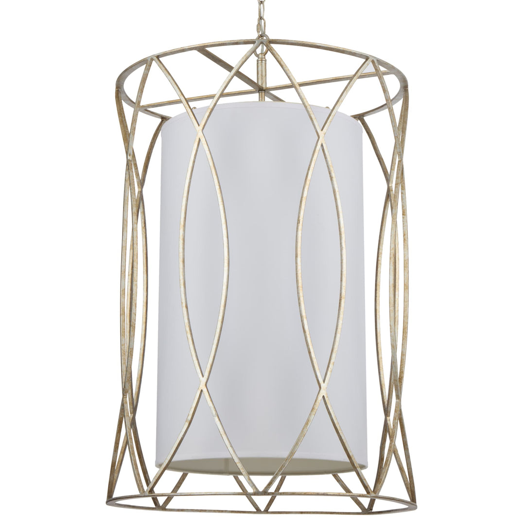 Telbix Dover 8 Light Pendant | Antique Silver