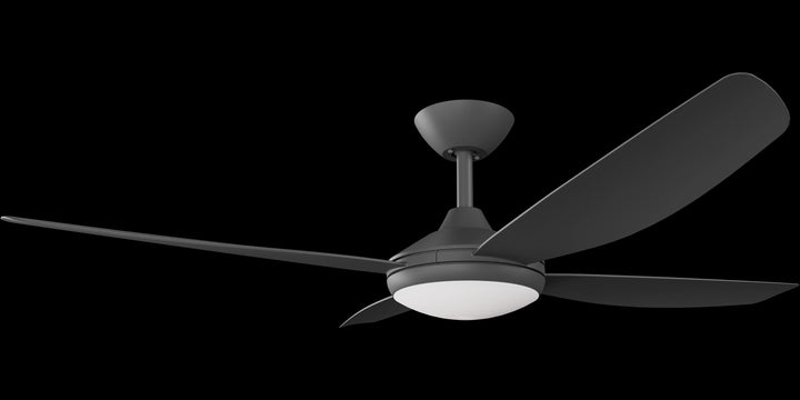 Calibo Vanga 52" DC Smart Ceiling Fan with LED Light and Remote Control | Black