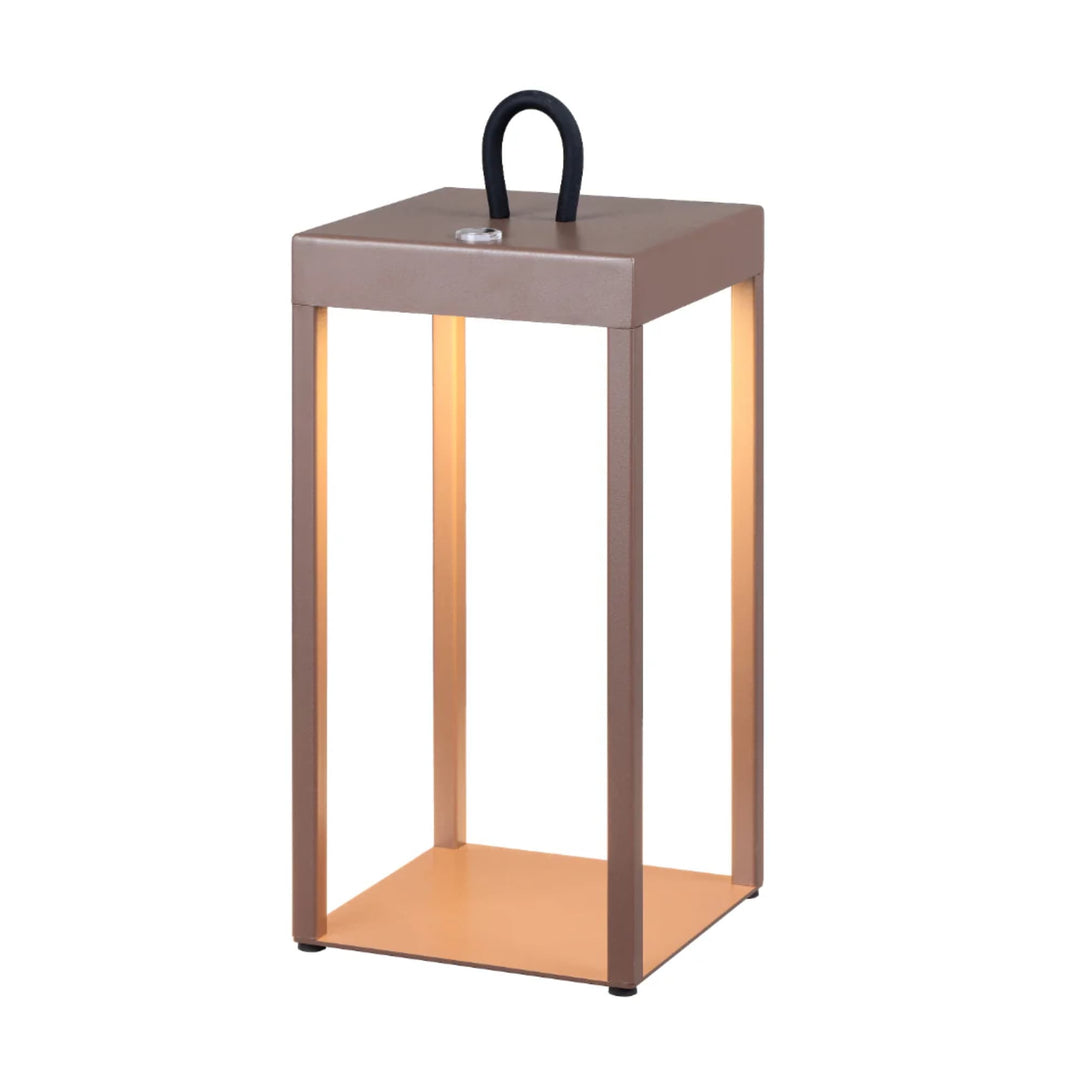Telbix Sotra Rechargeable LED Table Lamp | Brown