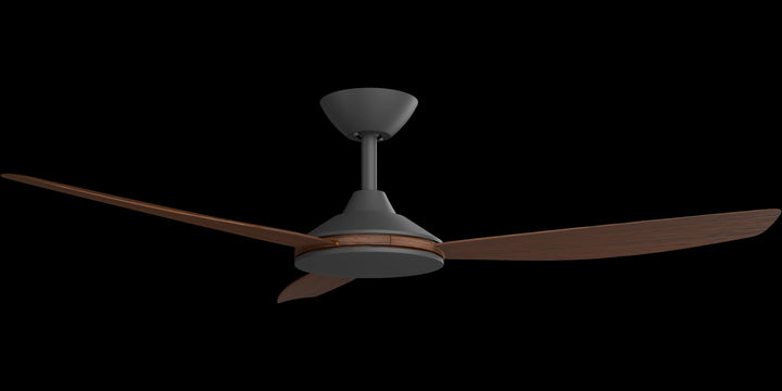 Calibo Condor 52" DC Smart Ceiling Fan with Remote Control | Black and Koa