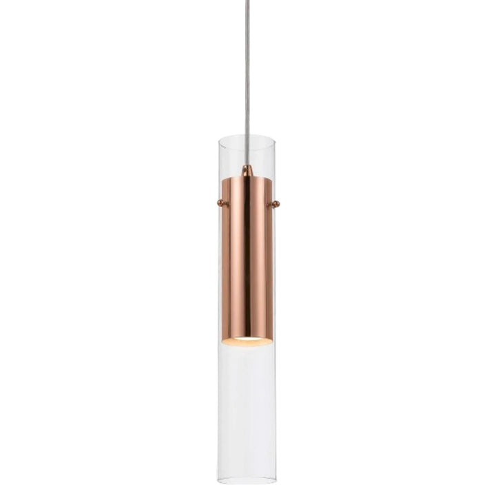 Telbix Prefet 1 Light Slimline LED Pendant | Copper