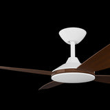 Calibo Vanga 52" DC Smart Ceiling Fan with Remote Control | White and Koa
