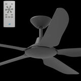 Calibo Storm 56" (1430mm) 5 Blade Indoor/Outdoor DC Ceiling Fan and Remote | Matte Black