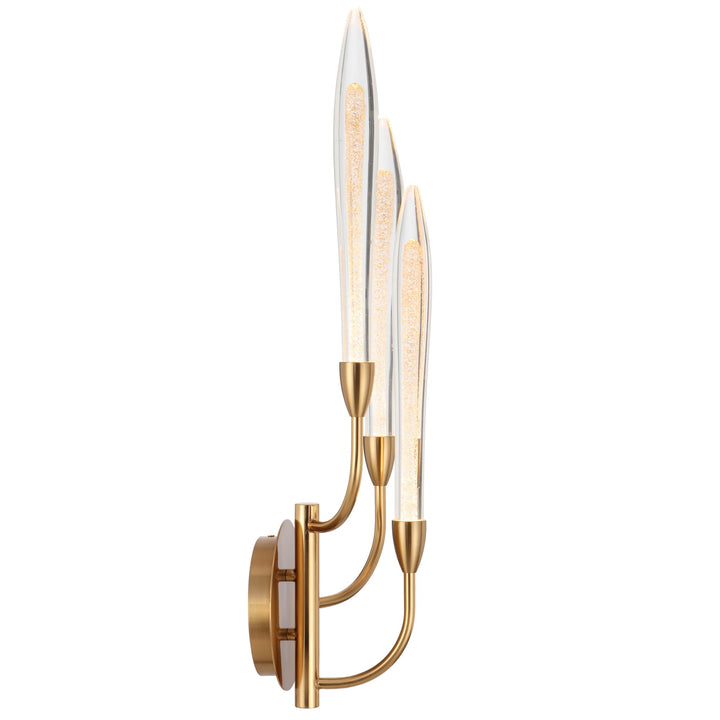 Telbix Archer LED Candelabra Modern Wall Light | Antique Gold