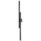 Telbix Ebiza Twin Slimline Tricolour LED Exterior Wall Light | Black