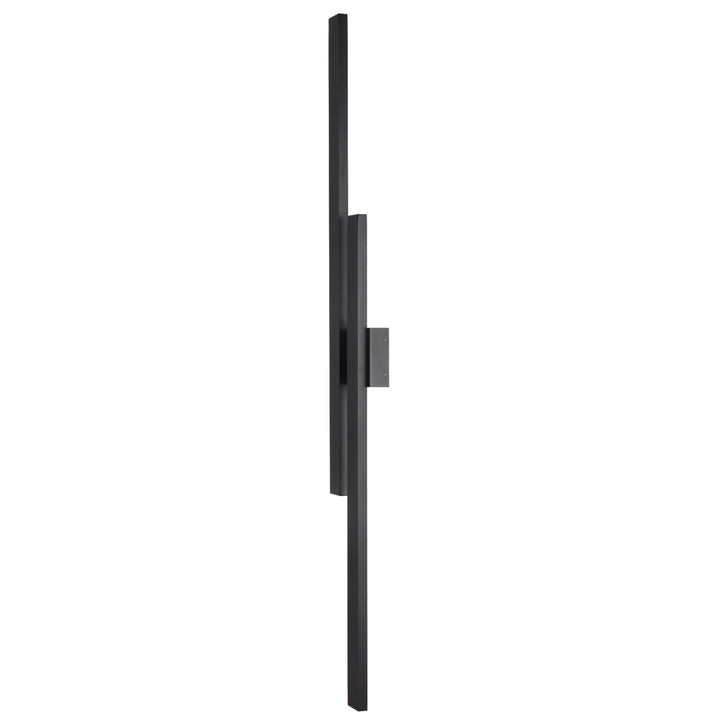 Telbix Ebiza Twin Slimline Tricolour LED Exterior Wall Light | Black