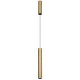 Telbix Verano Dual Cylinder Slim LED Pendant Light | Brass