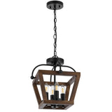 Telbix Lacota 4 Light CTC Pendant Light | Black