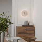 Calibo Bilby Crystalline 180mm Round LED Wall Light | Chrome