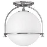 Hinkley Somerset Small Semi-Flush Mount | Brushed Nickel