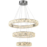 Telbix Rias 3 Tier Pendant Light | Chrome