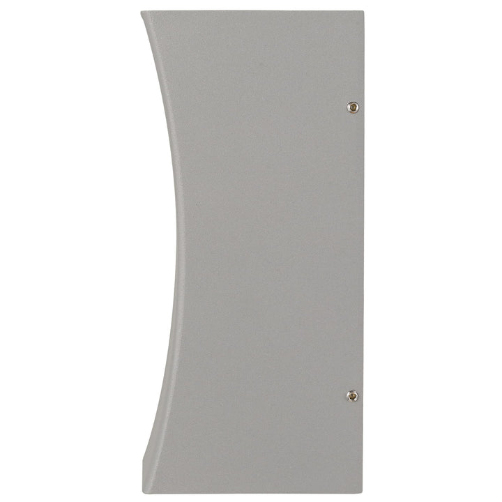 Telbix Dash Exterior Up/Down CCT LED Wall Light | Silver