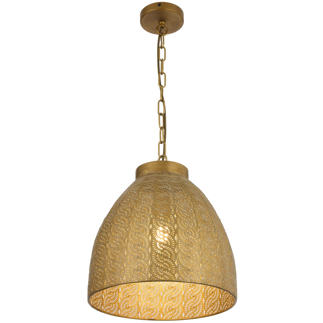 Telbix Aydin 350mm Pendant | Antique Brass