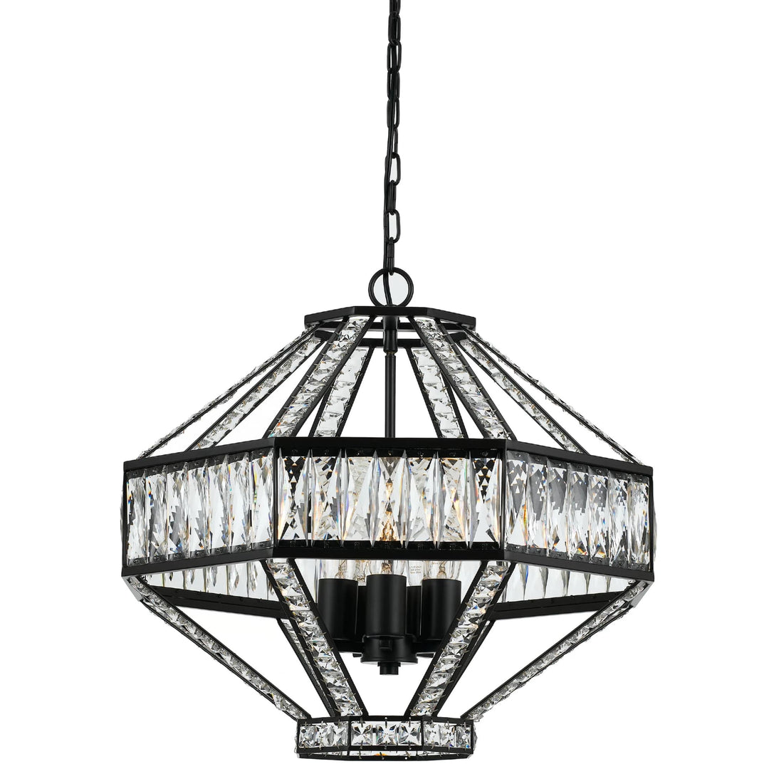 Telbix Zofio 5 Light Pendant Light | Oil Bronze