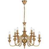 Telbix Siedel 9-Light Pendant | Copper