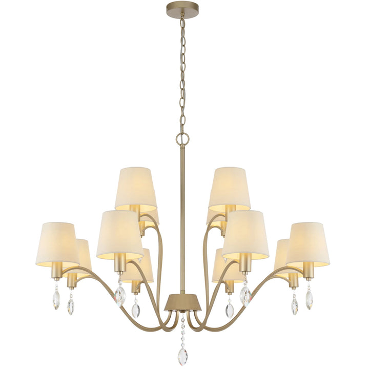 Telbix Malvern 12 Light Pendant Light | Antique Silver