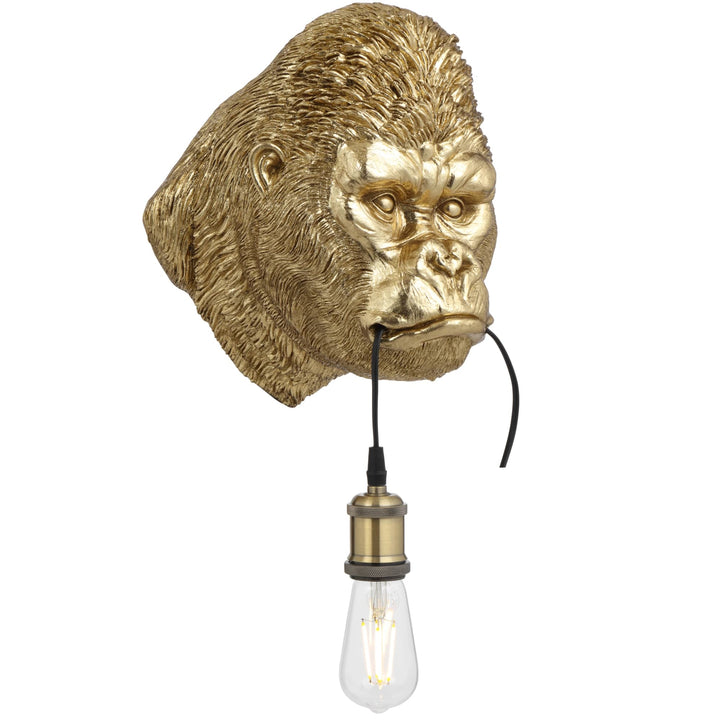 Telbix Kong Wall Light | Antique Gold