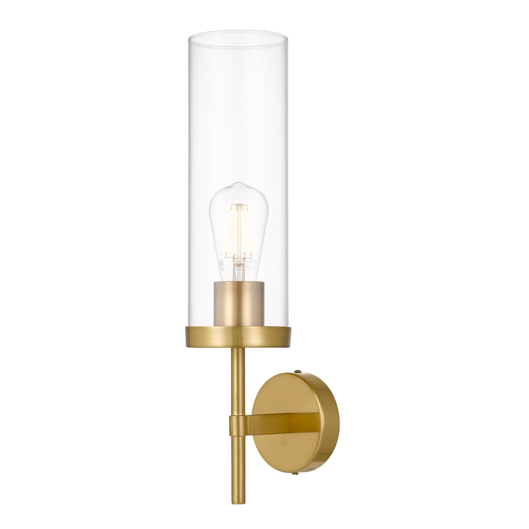 Garot Handcrafted Wall Lamp (E27) | Gold & Clear Glass