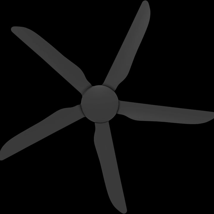 Calibo Storm 56" (1430mm) 5 Blade Indoor/Outdoor DC Ceiling Fan and Remote | Matte Black