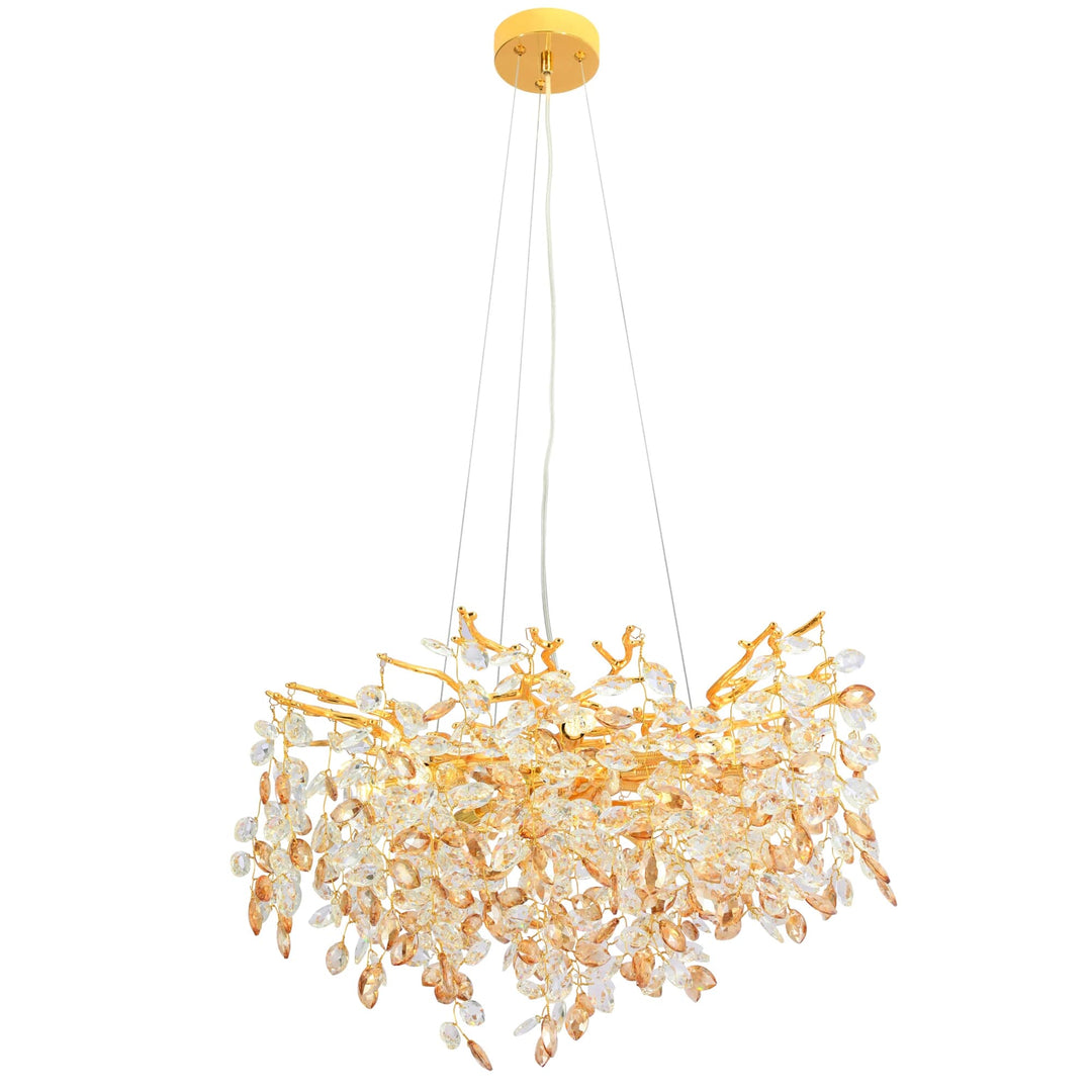 Telbix Molena 8 Light Pendant | Gold