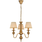 Telbix Siedel 3-Light Pendant with Shades | Copper