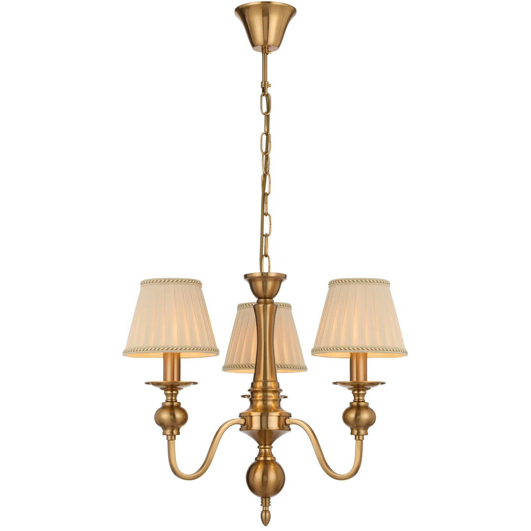 Telbix Siedel 3-Light Pendant with Shades | Copper