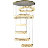 Telbix Rias 6 Tier Pendant Light | Gold
