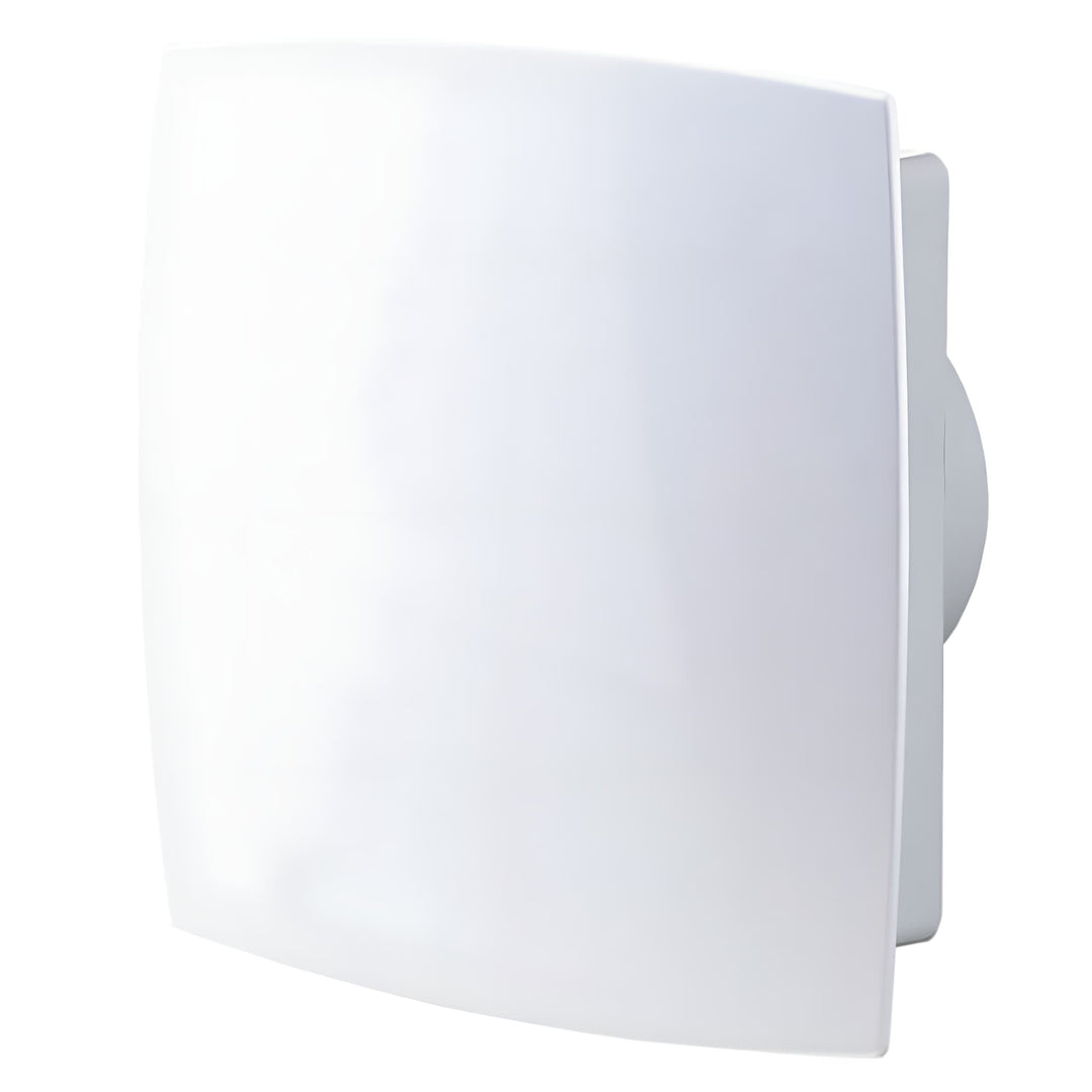 Fanco LD Auto White Minimalist Wall/Ceiling Exhaust Fan with Auto Shutters | 150mm