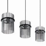 Telbix Quilo 3 Light Bar Pendant | Black